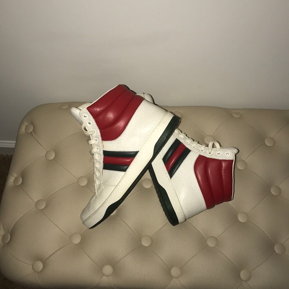 Gucci Other - Used Gucci size 9/12 ostrich leather sneakers